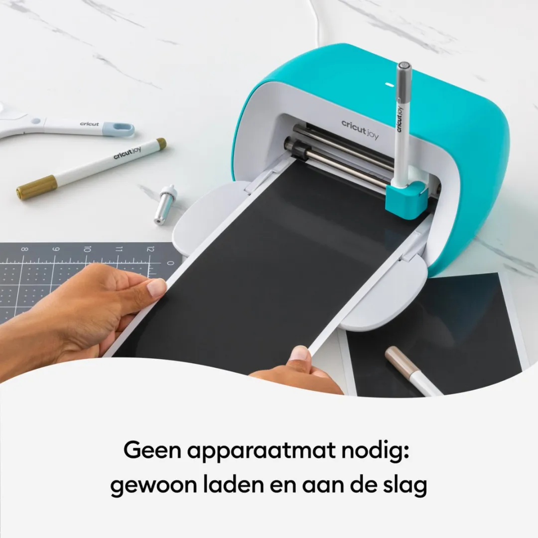 Cricut Joy Beschrijfbaar Smart Vinyl 14x33cm - Zwart - 4 Vellen