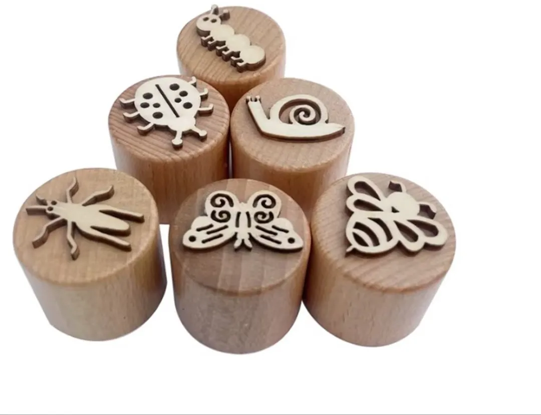 LiasToys Houten Stempel Set Insecten