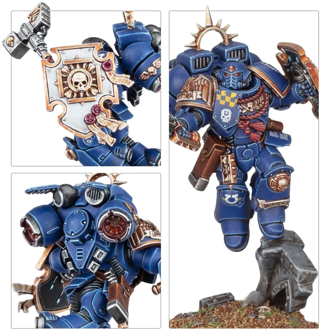 Games Workshop Space Marines Captain - 23 Onderdelen