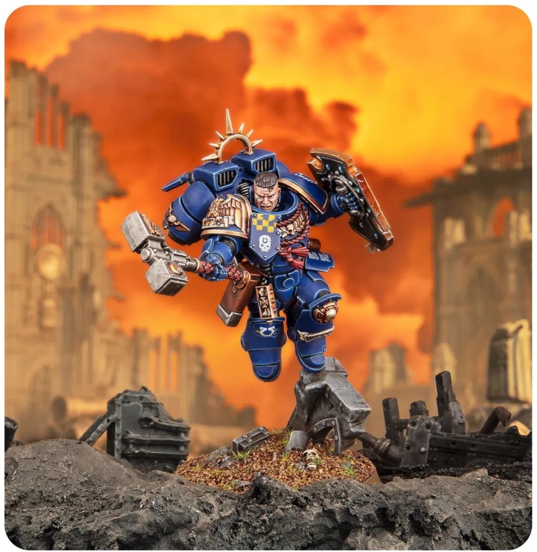 Games Workshop Space Marines Captain - 23 Onderdelen