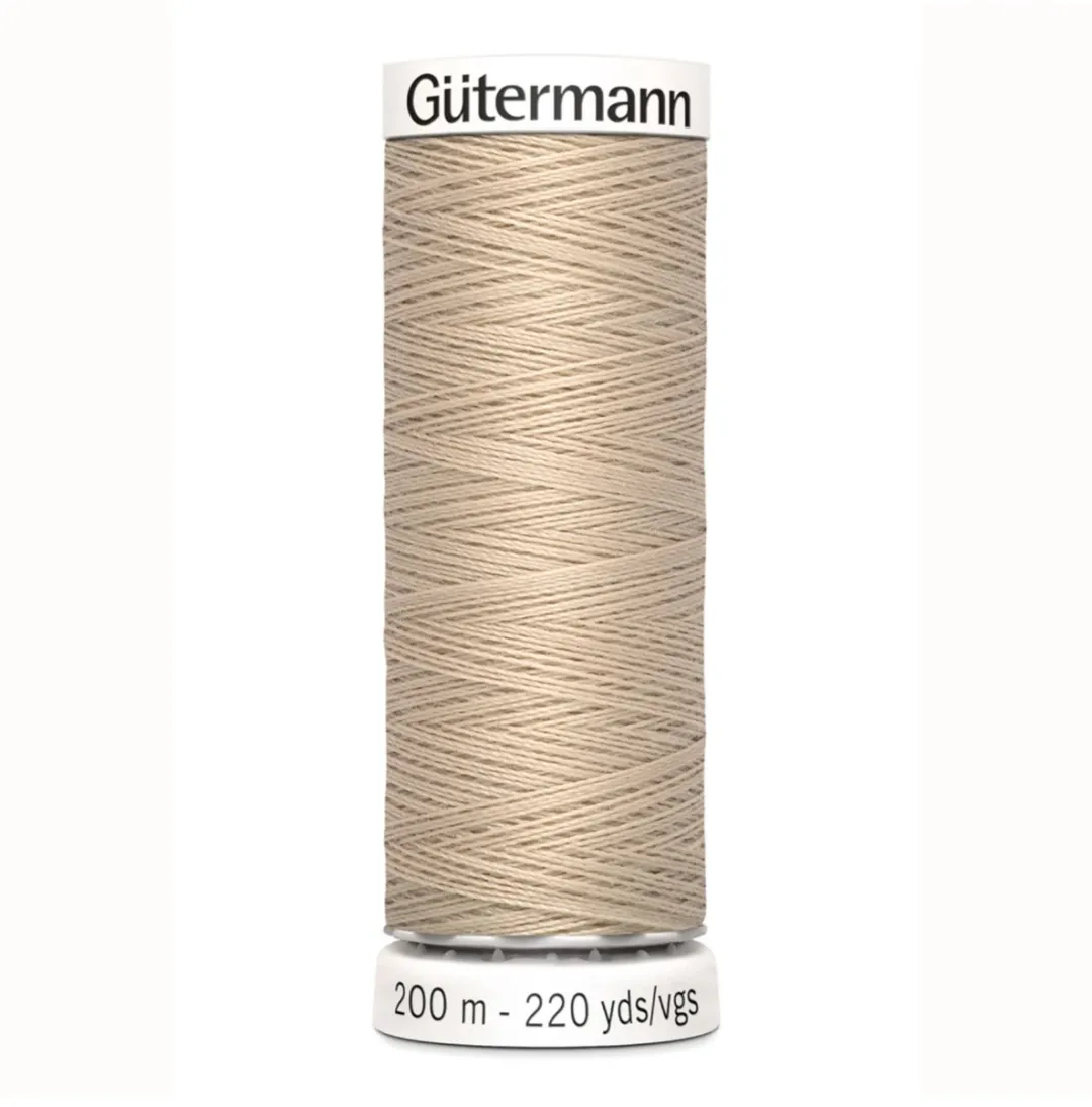 Gutermann Polyester Naaigaren 200m - Beige