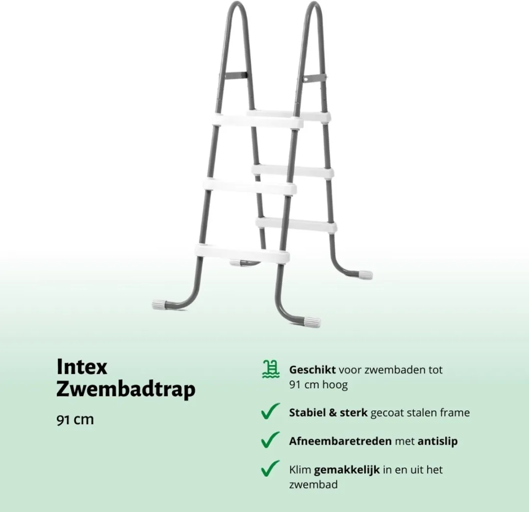 Intex Easy Set Zwembad 396x84cm - Blauw - 7290L