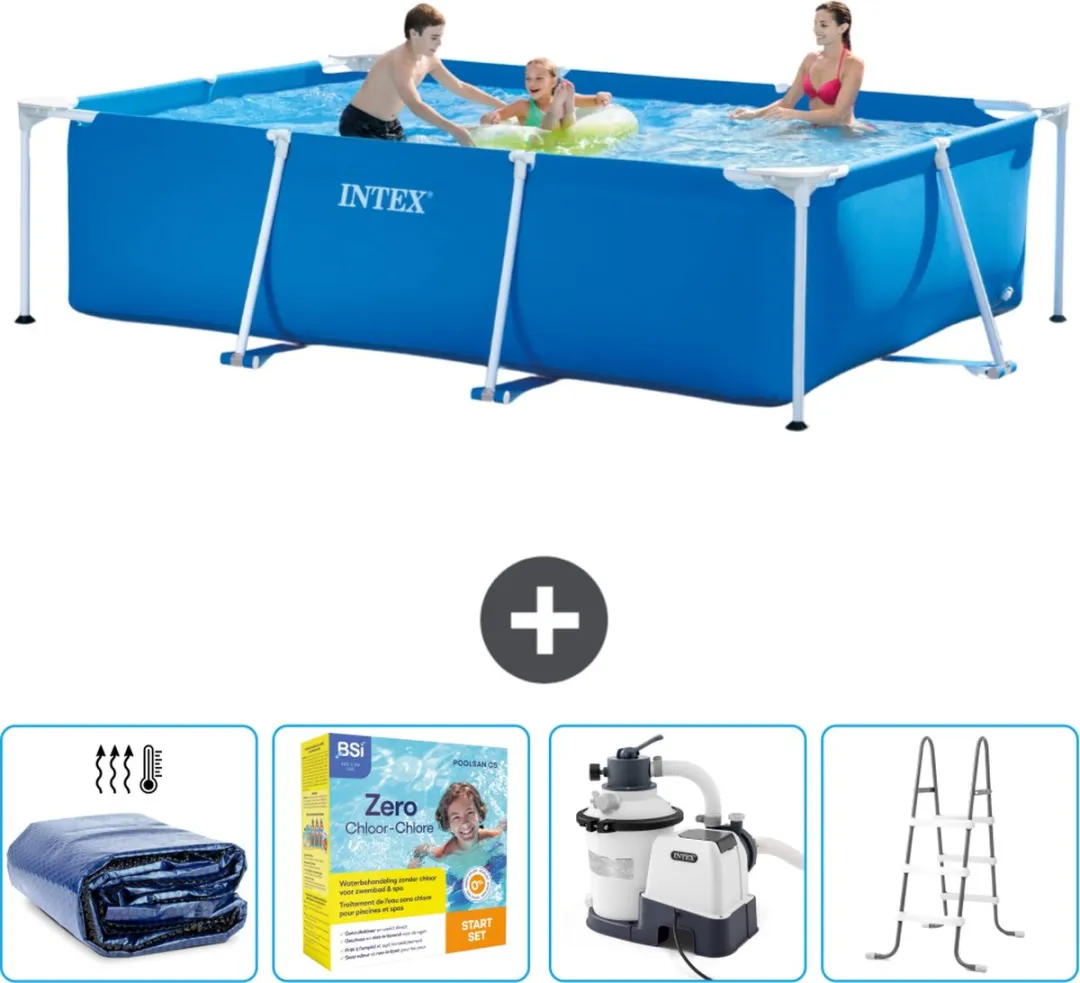 Intex Frame Zwembad 300x200x75cm Blauw