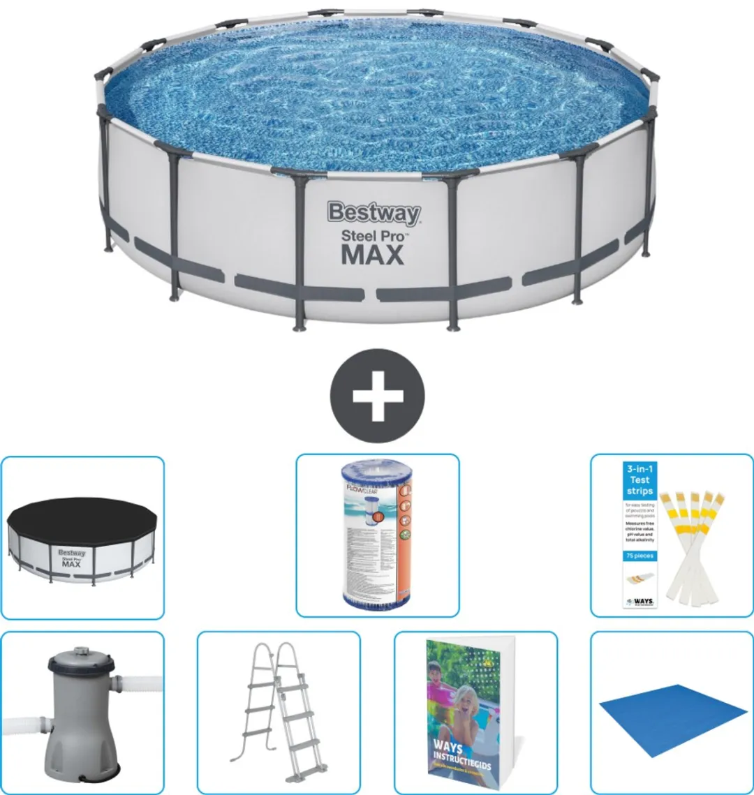 Bestway Steel Pro MAX Zwembad 427x107cm