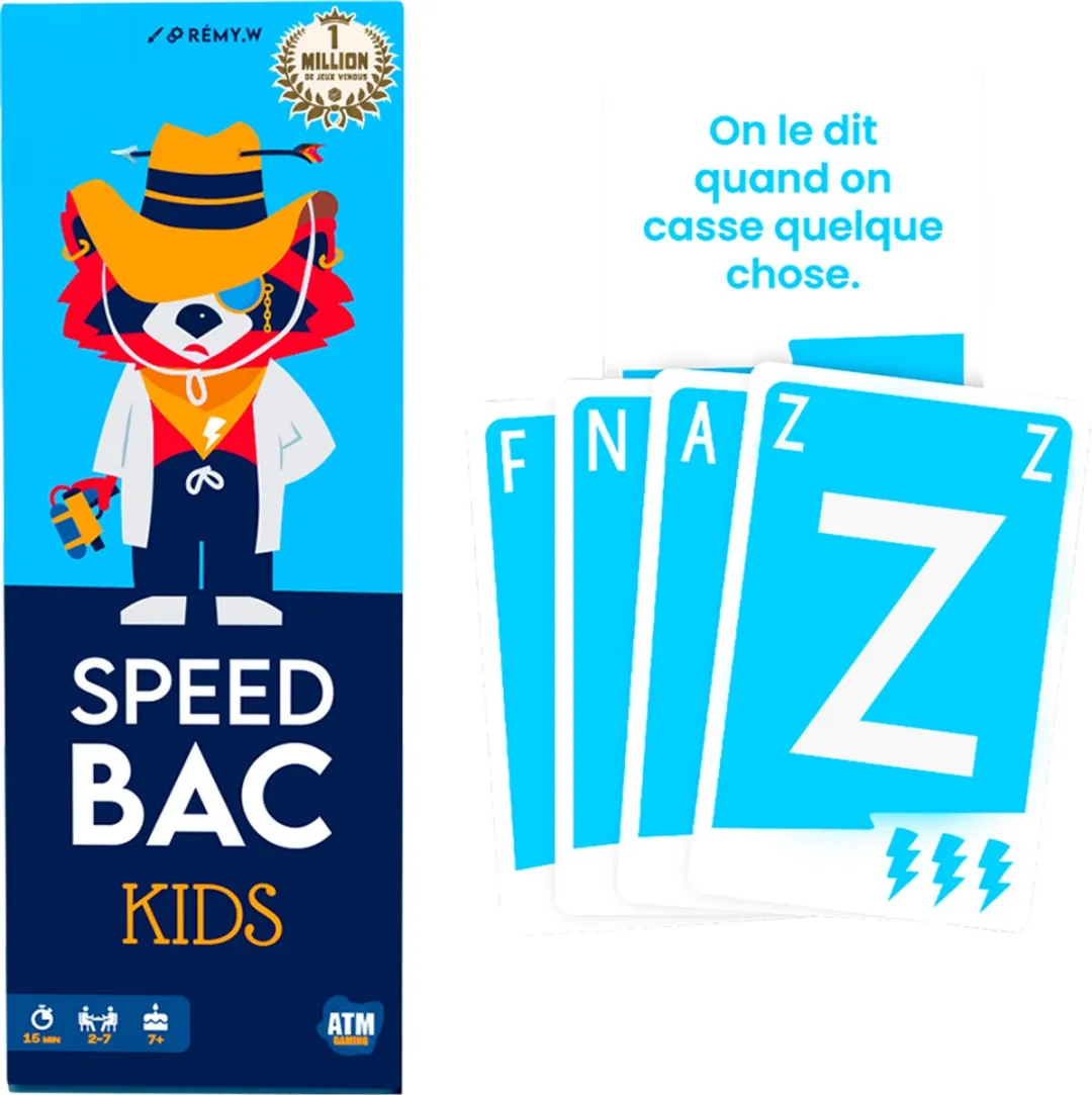 Geronimo Games Speed Bac Kids Party Spel - 2-7 Spelers