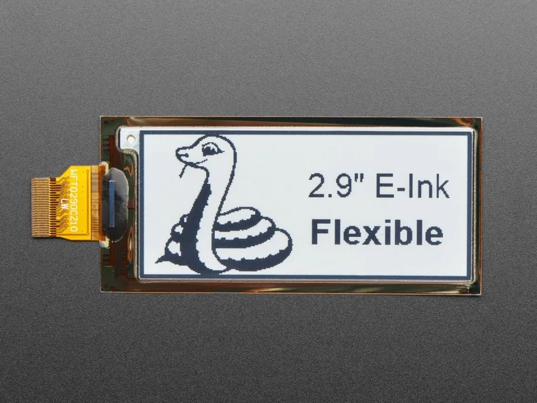 Adafruit 4262 Flexibel eInk Display 2.9" - 296x128 Monochroom - Meerkleurig