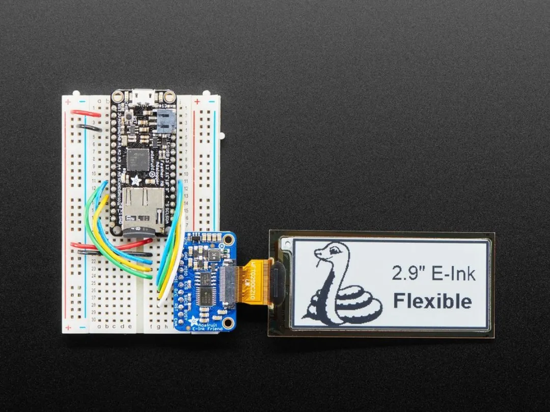 Adafruit 4262 Flexibel eInk Display 2.9" - 296x128 Monochroom - Meerkleurig