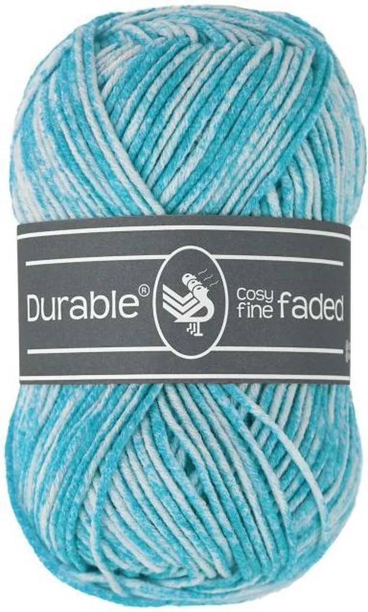 Durable Cosy Fine Faded Turquoise