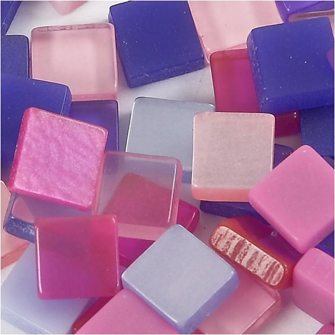 Creativ Company Creotime Mozaïek 5x5mm - Paars/roze - Multicolor