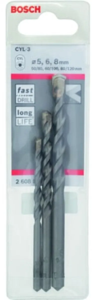 Bosch CYL-3 Betonborenset - 3 Stuks