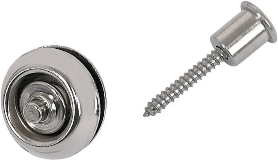 Dunlop Straplok Flush Mount - Gitarenaccessoire - Nikkel