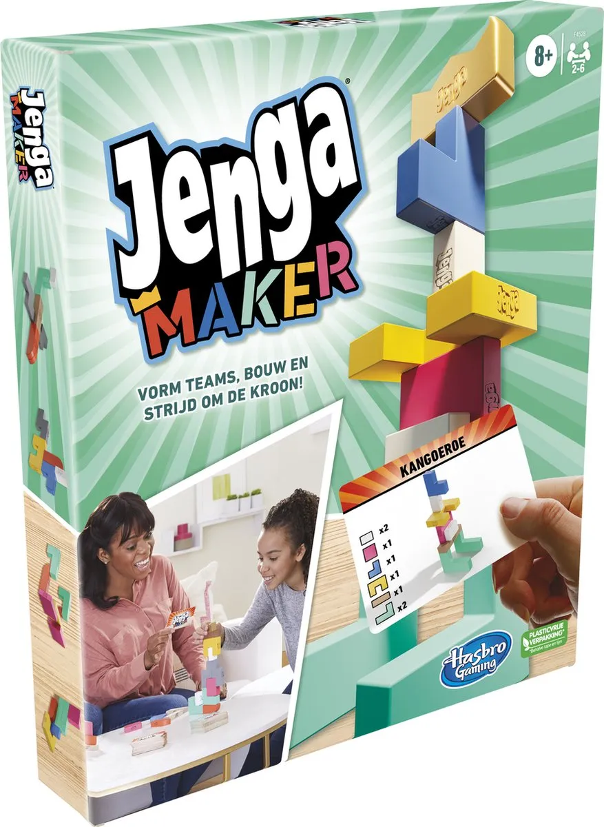Hasbro Gaming Jenga Maker Bordspel - 28 Blokken