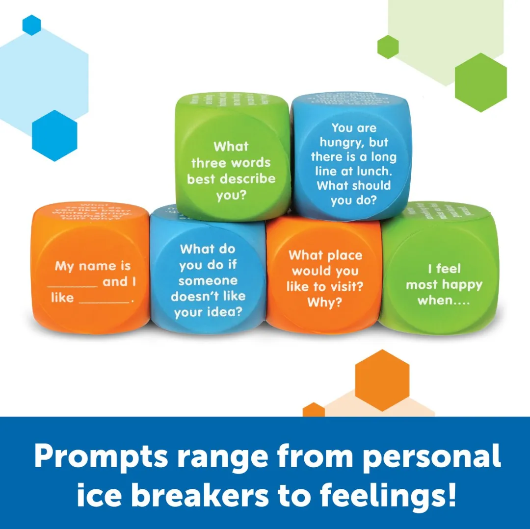 Learning Resources Let's Talk Cubes - Multicolor