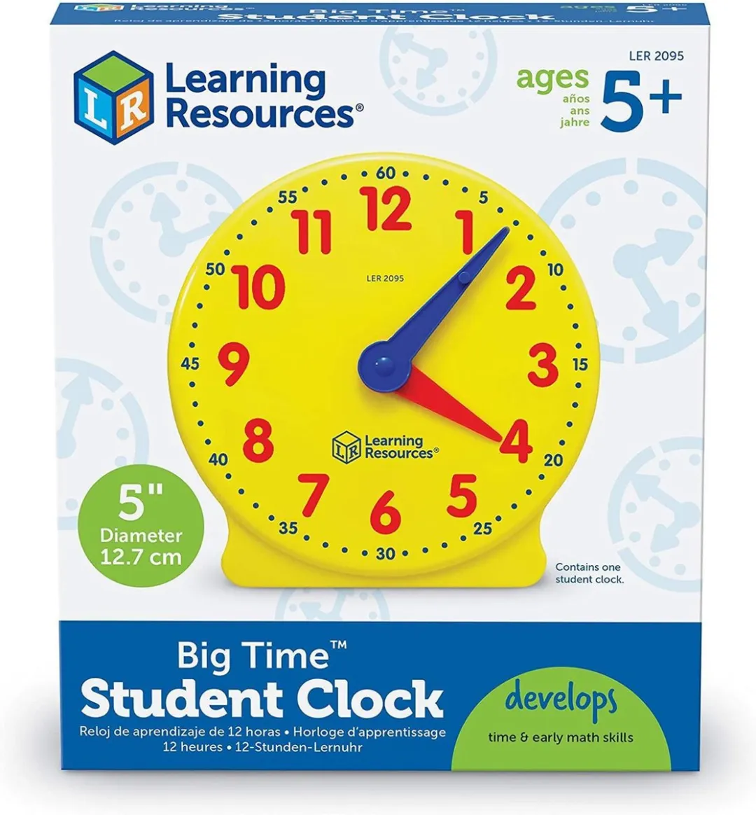 Learning Resources Big Time Klok 12 Uurs - Multicolor