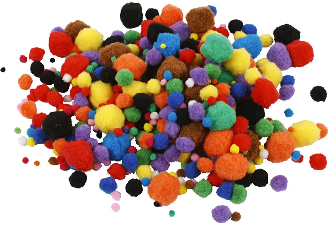 Creativ Company Pom-Poms Multigekleurd