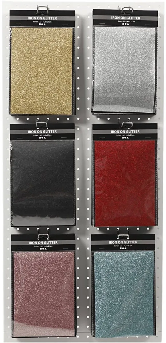 Creativ Company Opstrijkfolie Set A5 - 6x10 vel - Multicolor