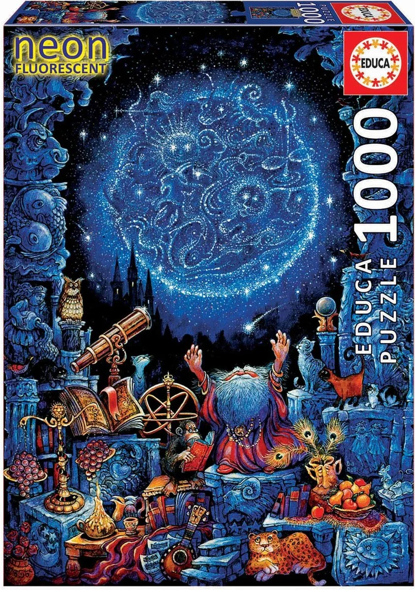 Educa Astrologe 1000 Deelen Nachtleuchtpuzzel