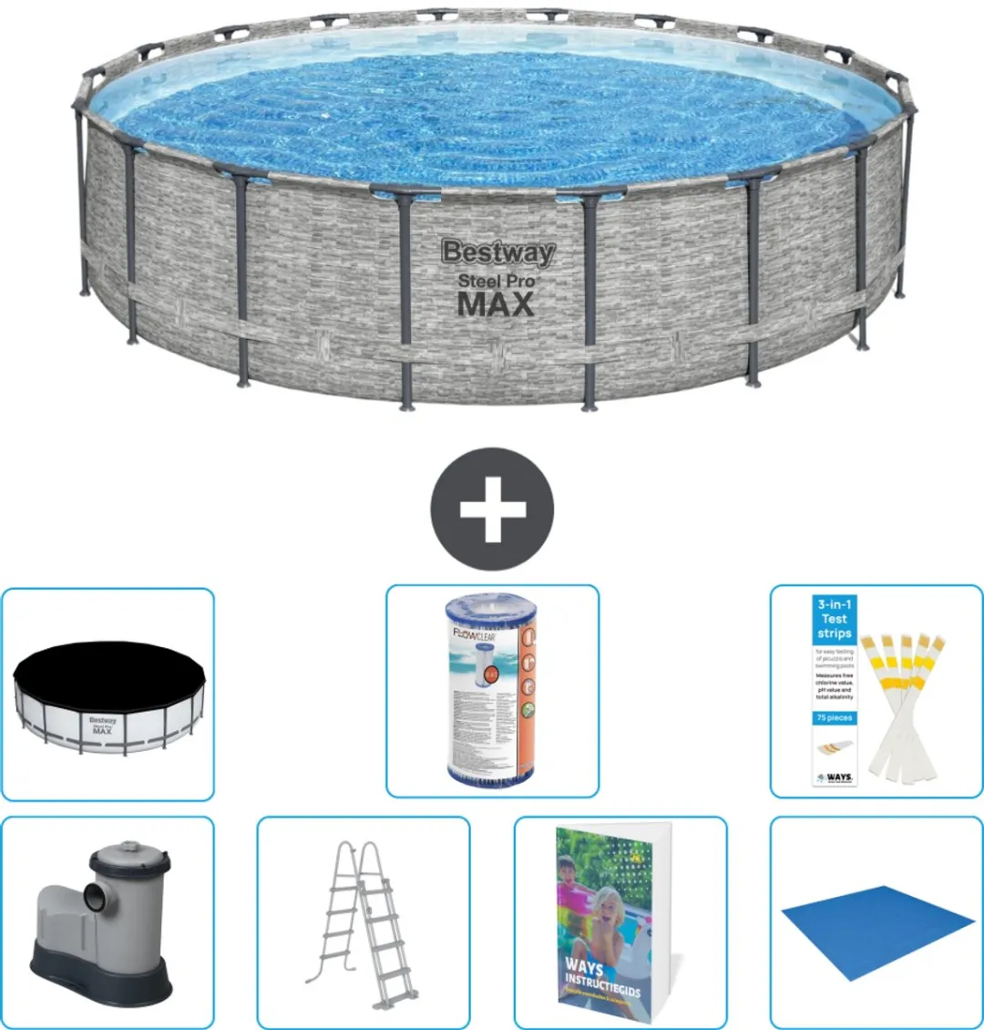 Bestway Steel Pro MAX Zwembad 549cm