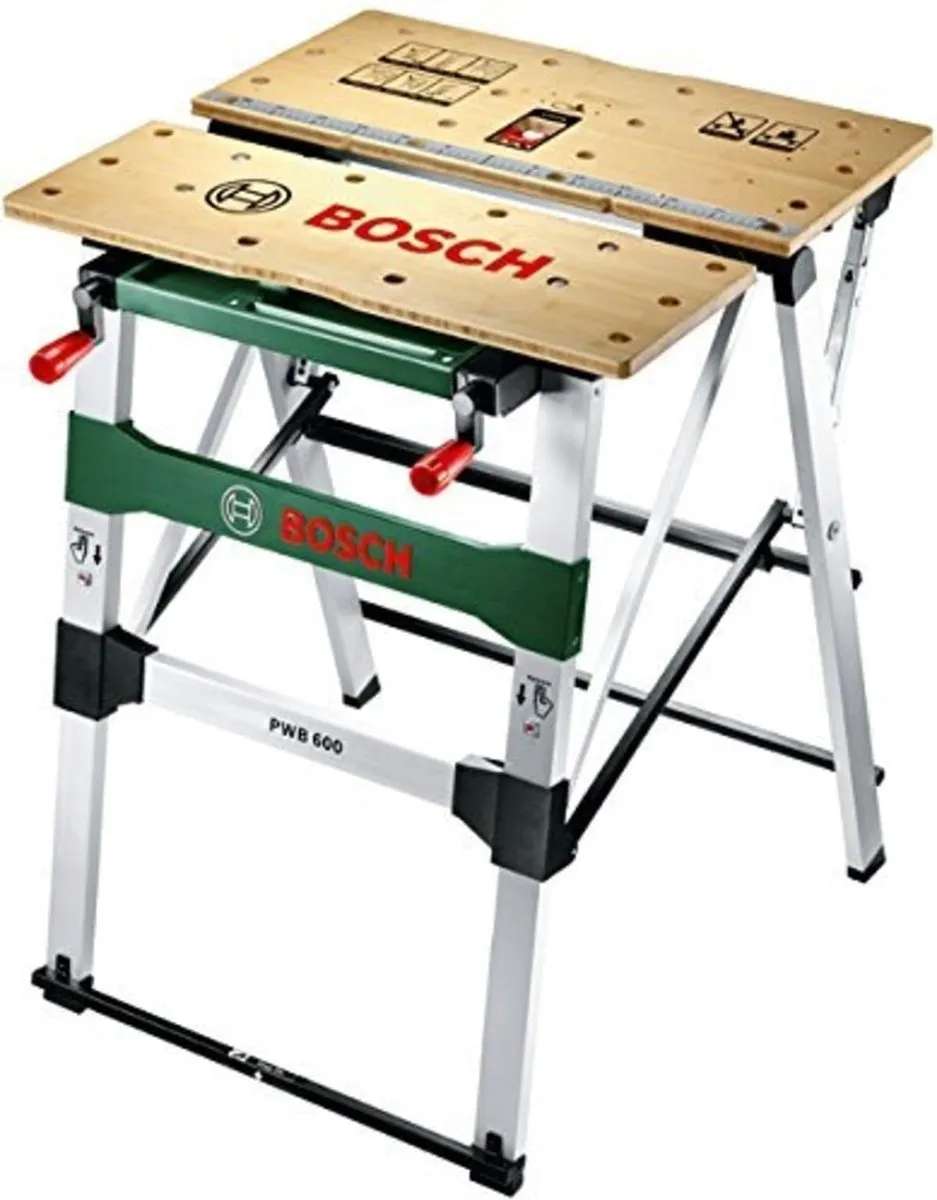 Bosch PWB 600 Werktafel - 4 Spanklauwen