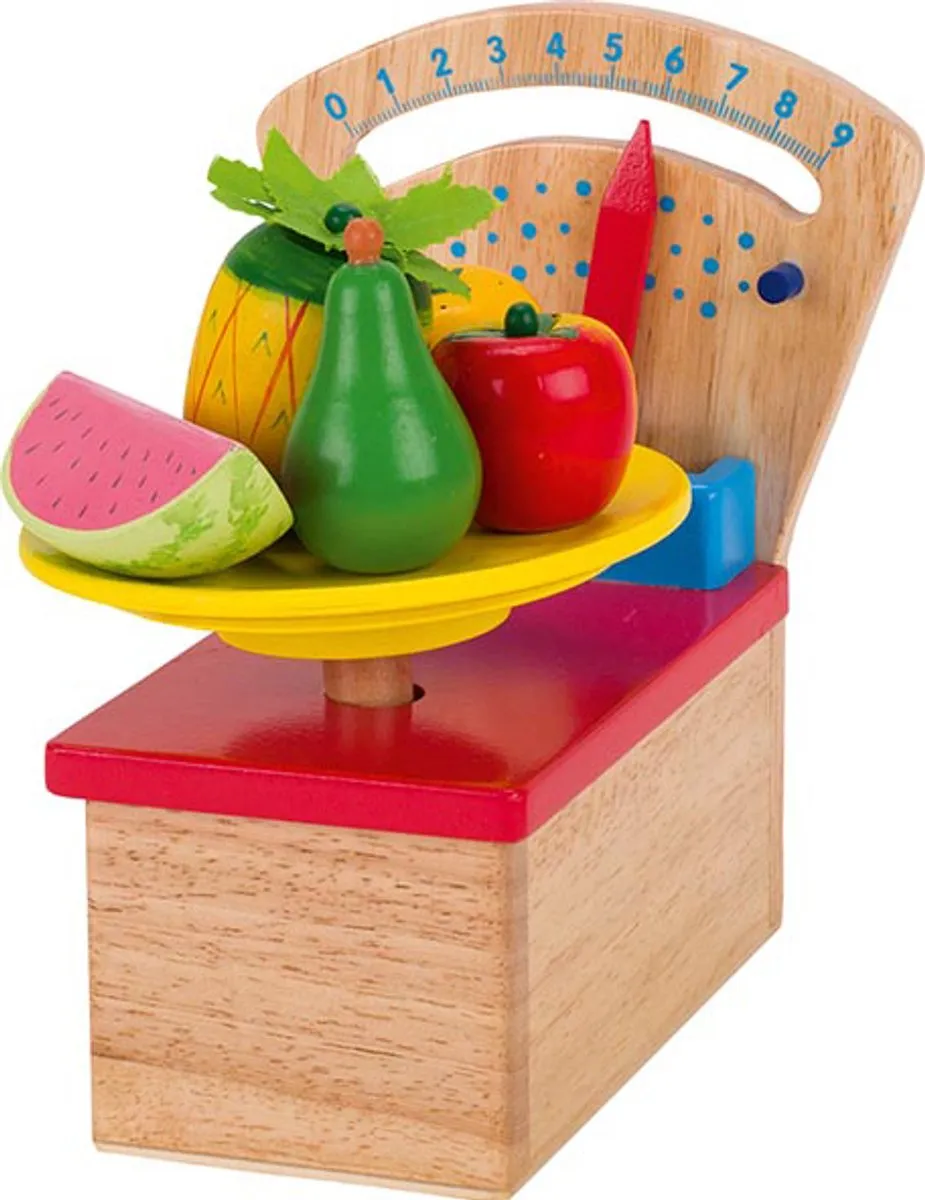 Goki Weegschaal Hout - Meerkleurig