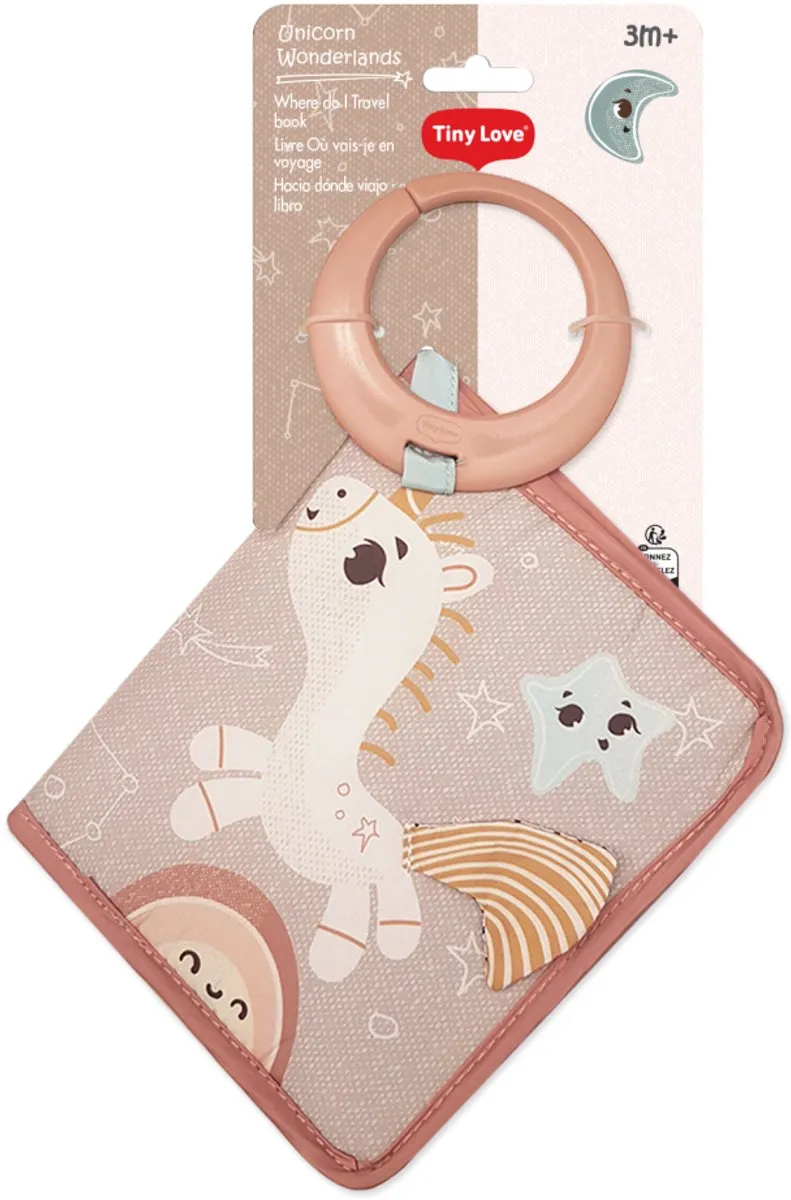 Tiny Love Where Do I Travel Zacht Boekje - Unicorn