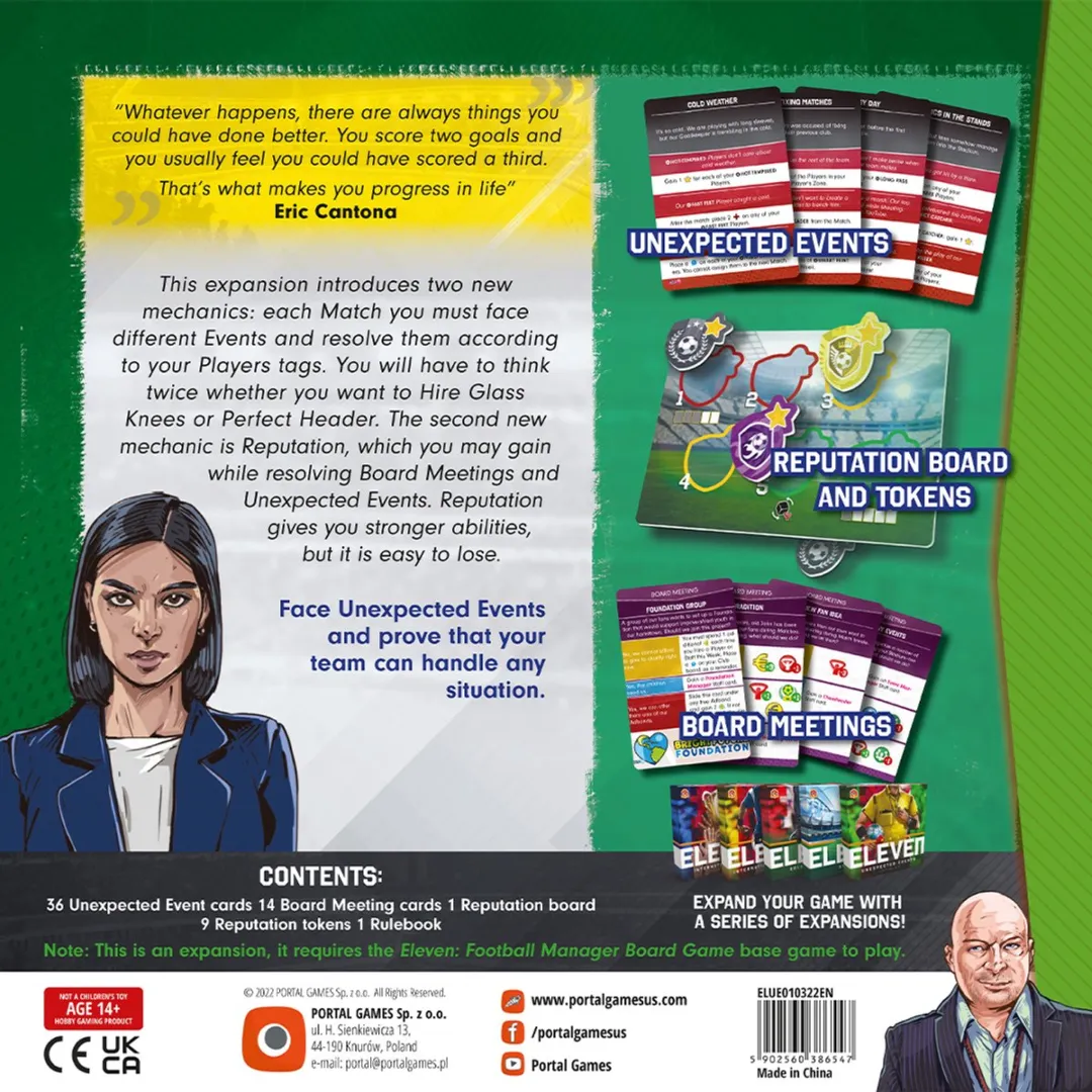 Portal Games Eleven: Unexpected Events Expansion - Nieuwe mechanieken