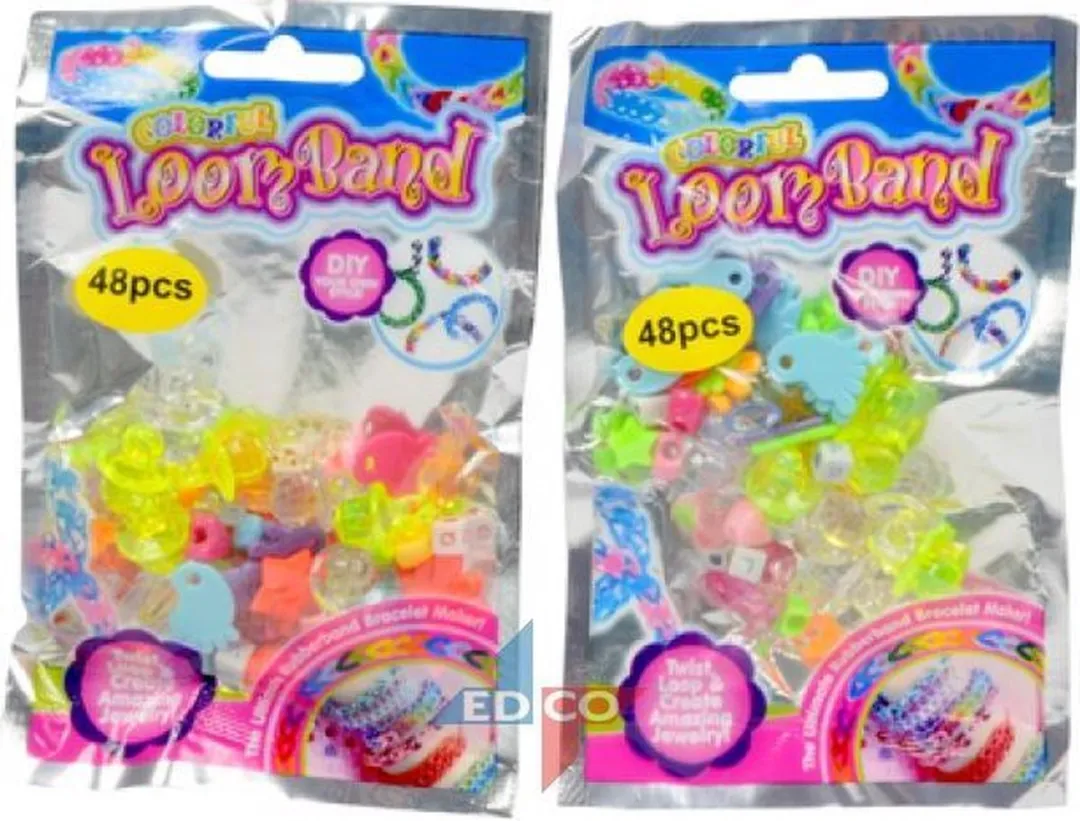 Johntoy Loom Bands Accessoires - 48 Stuks