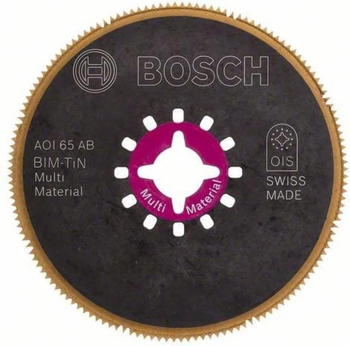 Bosch BIM-TiN Segmentzaagblad AOI 65 AB Multi Material 65mm
