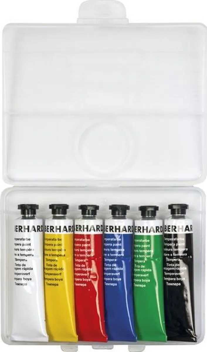 Eberhard Faber Artist Color EF-575505 Plakkaatverf - 6 Kleuren 18ml