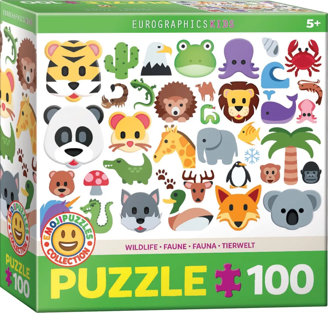 Eurographics Wildlife Puzzel 100 Stuks