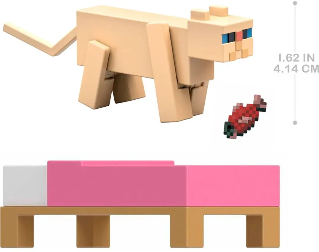 Minecraft JCN30 Persian Cat Figuur - Multicolor