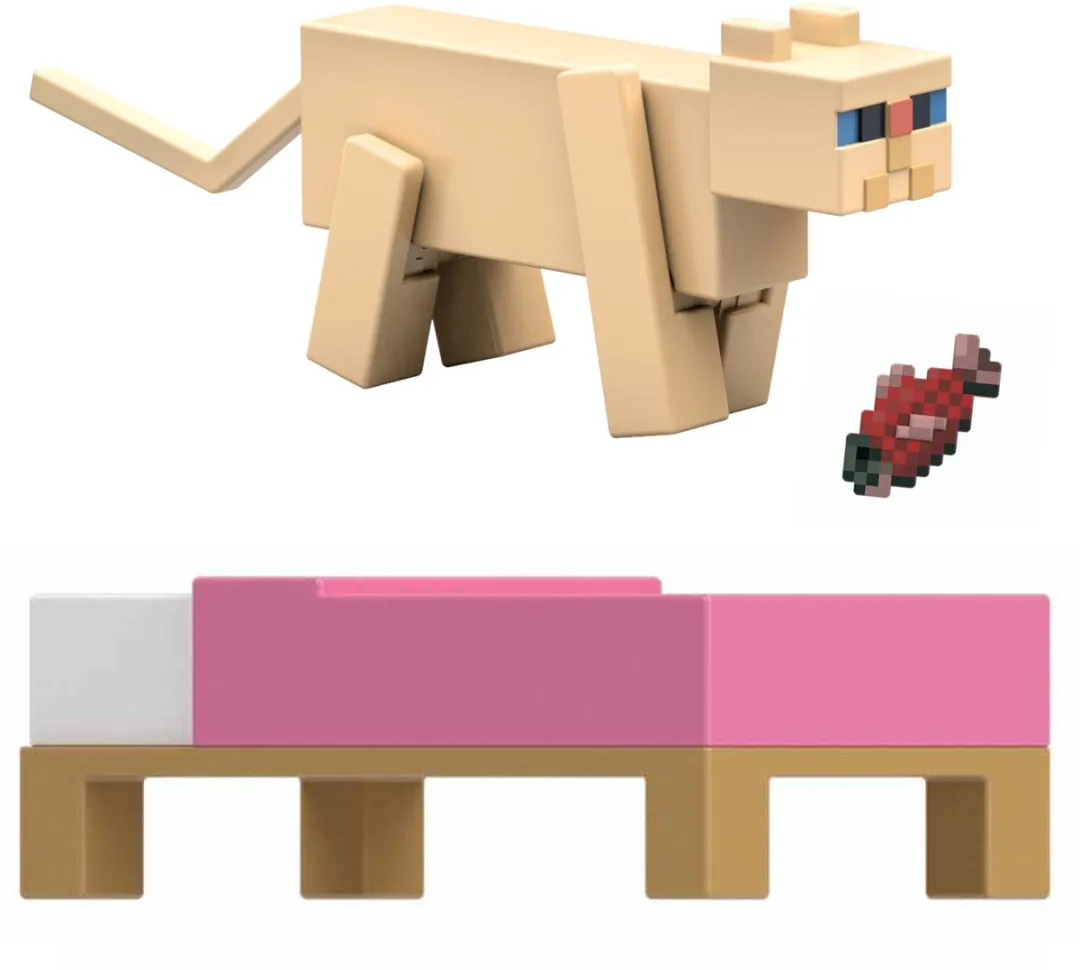 Minecraft JCN30 Persian Cat Figuur - Multicolor