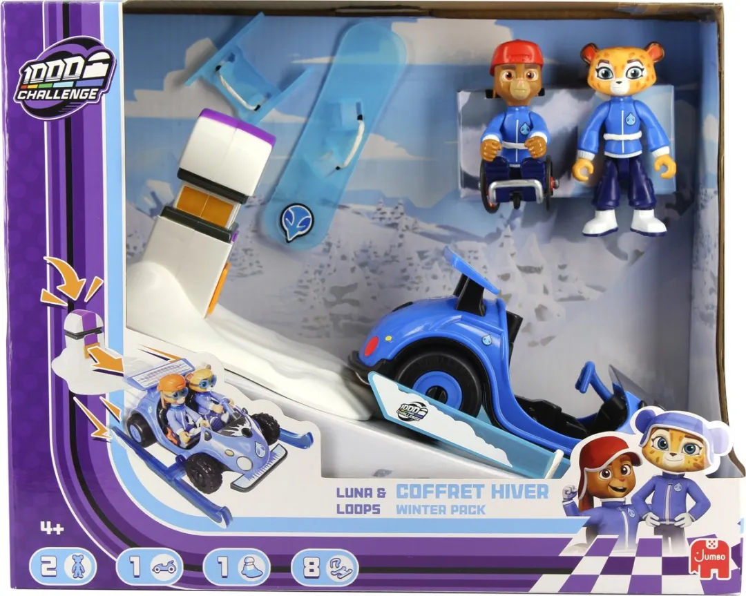Jumbo Mille Bornes Challenge Winter Pack - Blauw