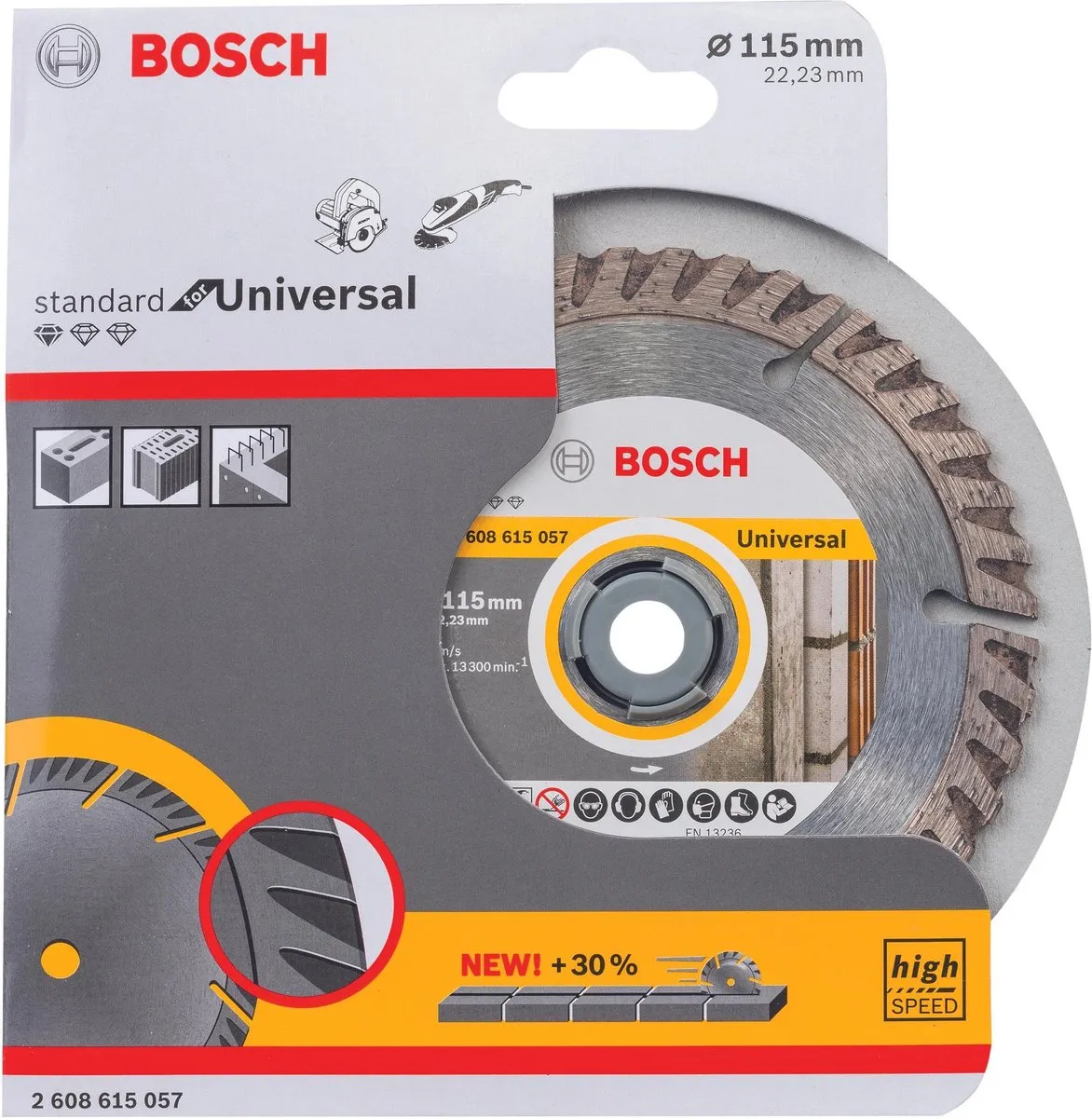 Bosch Diamantschijf Universal 115/22,23 - Beton/Steen - afbeelding 6 van 6