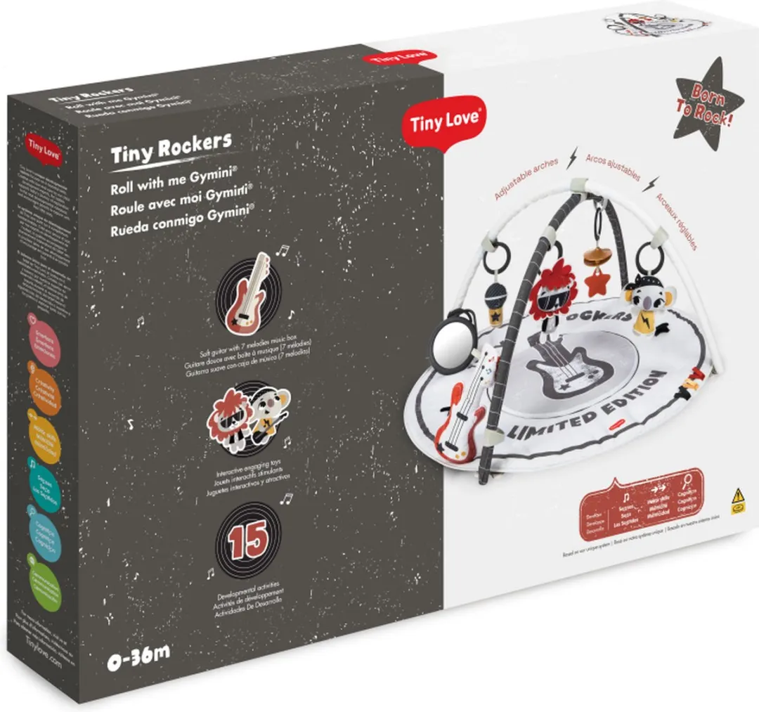 Tiny Love Gymini Babygym - 9 Speelelementen - Zwart/Wit