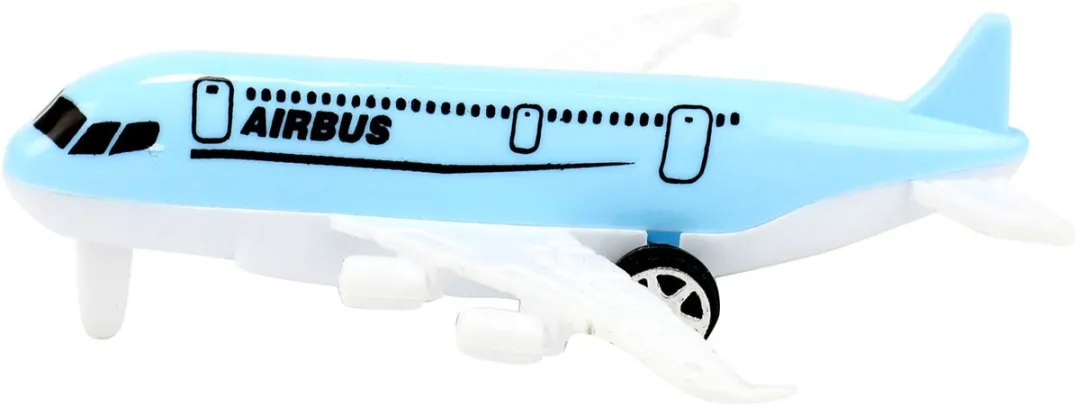 Toi-Toys Airbus Vliegtuigen 3 Stuks