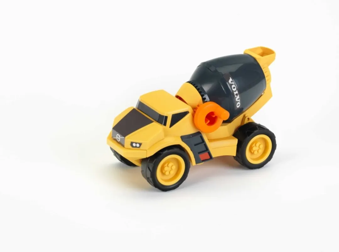 Klein Toys Volvo Power Cementwagen 1:24 - Geel/Zwart - afbeelding 6 van 6