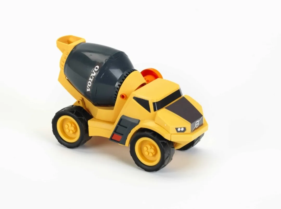 Klein Toys Volvo Power Cementwagen 1:24 - Geel/Zwart
