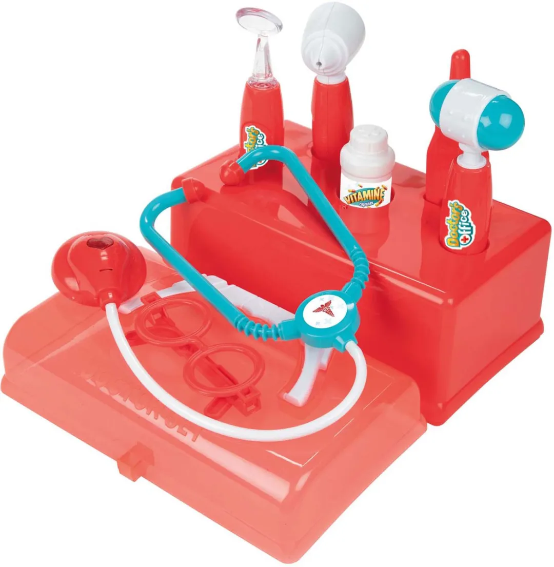 Toi-Toys Dokterskoffer - 7-delig Rood
