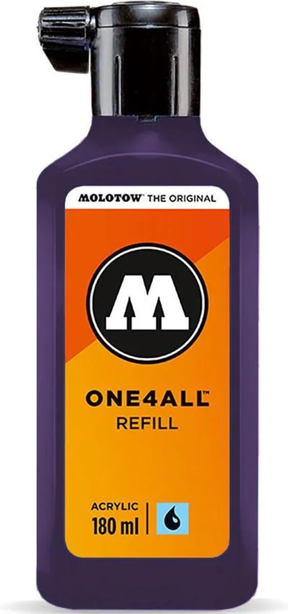 Molotow ONE4ALL Donker Violet Navul Inkt 180ml