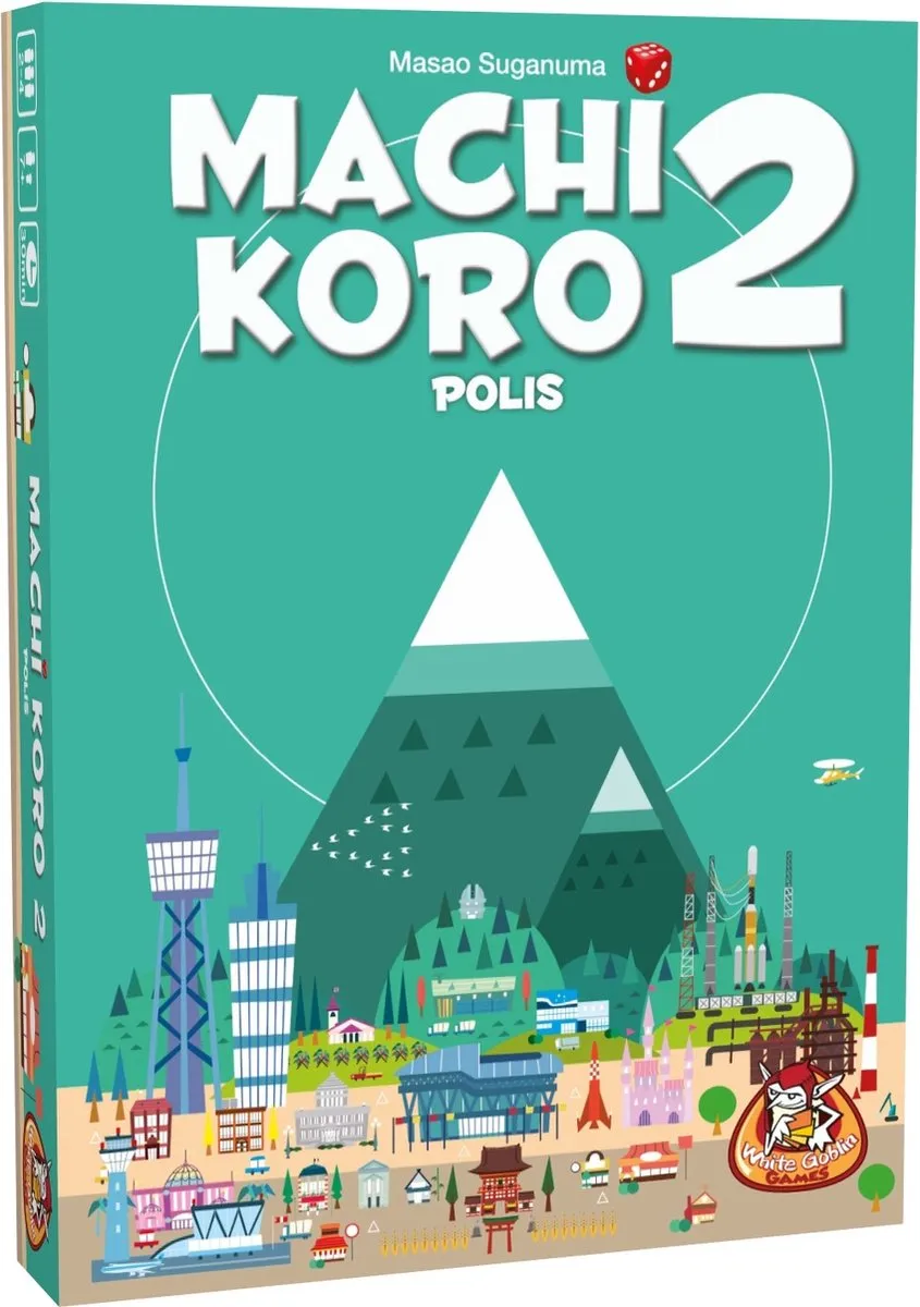 White Goblin Games Machi Koro 2 Polis! - Familiespel - 2-5 Spelers - 45 Min