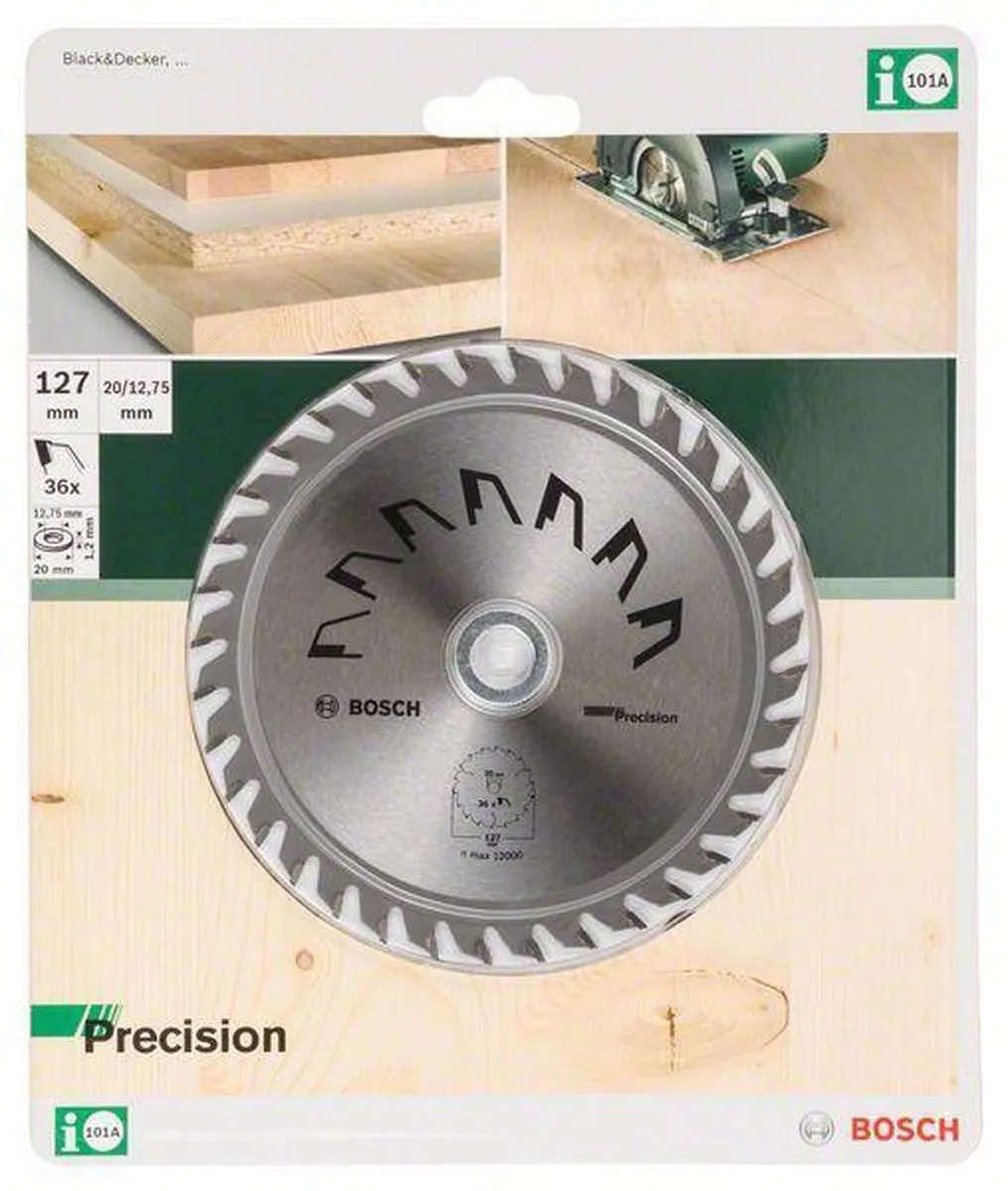 Bosch Precision 127x10 T36 Cirkelzaagblad