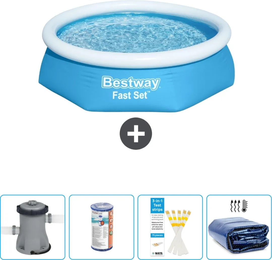 Bestway Fast Set Rond Zwembad 244x61cm