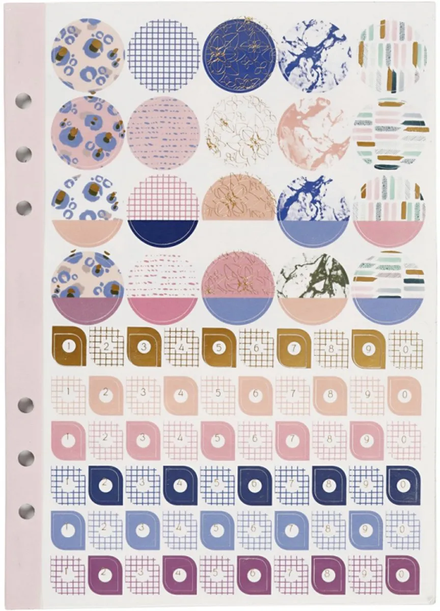 Creativ Company Stickerboek Bulletjournal Bloemen 15x21mm