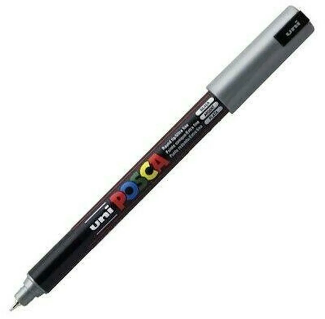 Posca PC1MR EF Zilver Verfstiften - 6 Stuks