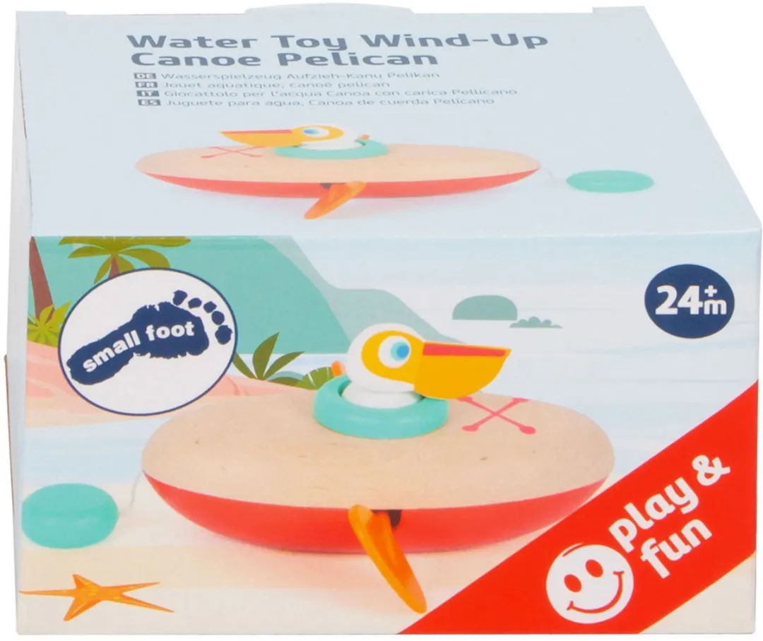 Small Foot Houten Kano Pelikaan 11654 - Rood