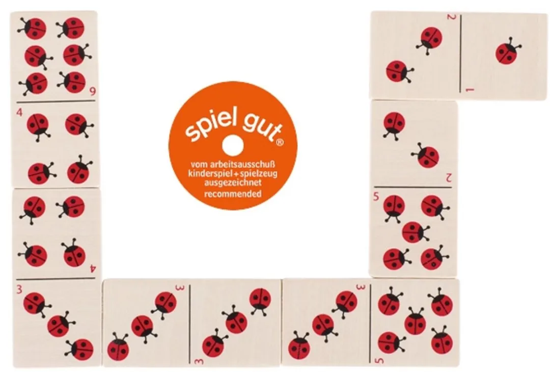 Goki Domino Ladybirds - 28 Stenen