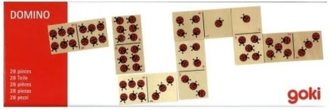 Goki Domino Ladybirds - 28 Stenen