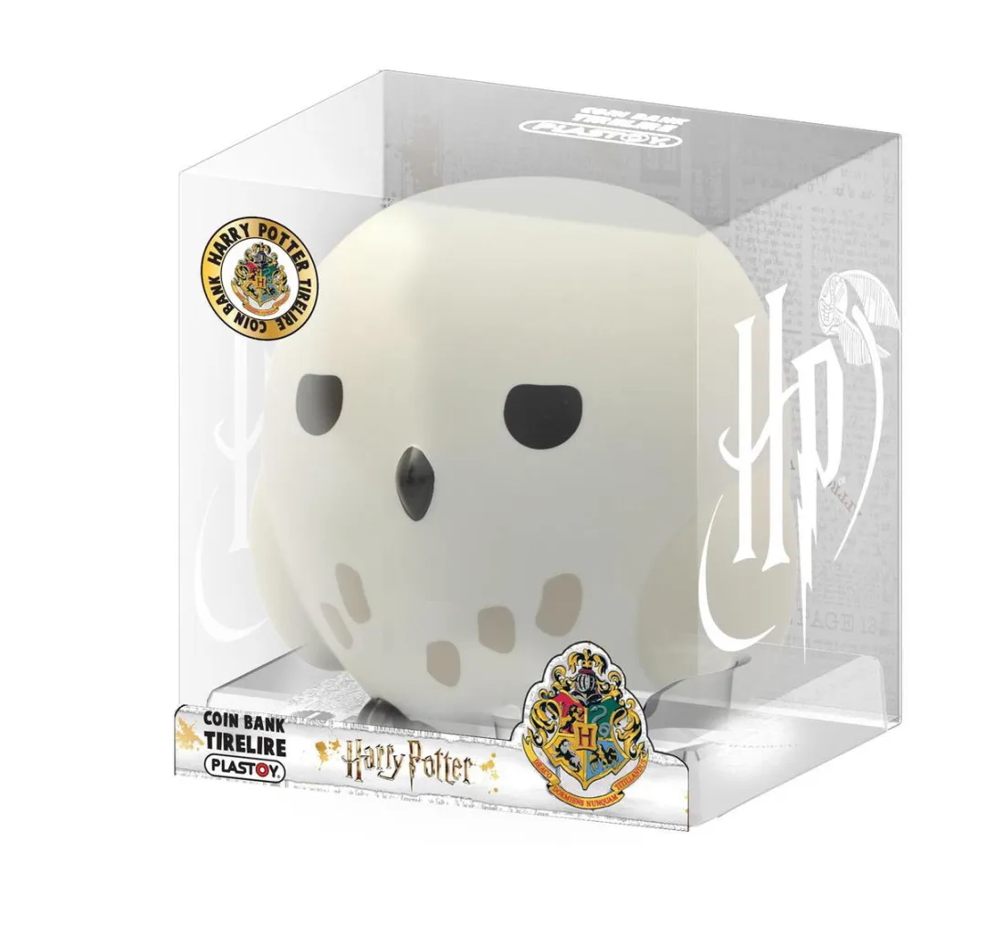 Plastoy Harry Potter Chibi Bust Spaarpot Hedwig 16cm - Wit