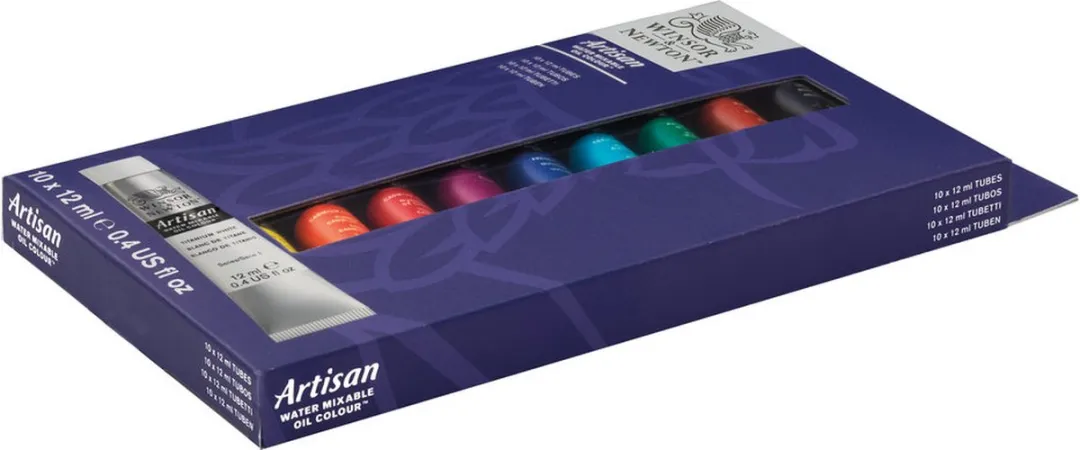 Winsor & Newton Artisan Water Mixable Olieverf Set 10x12ml